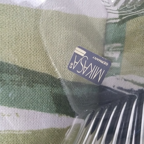 Mikasa Germany 3D Wavey Puffy Sweetheart Frosted Glass Candy Dish Trinklet - Picture 3 of 11